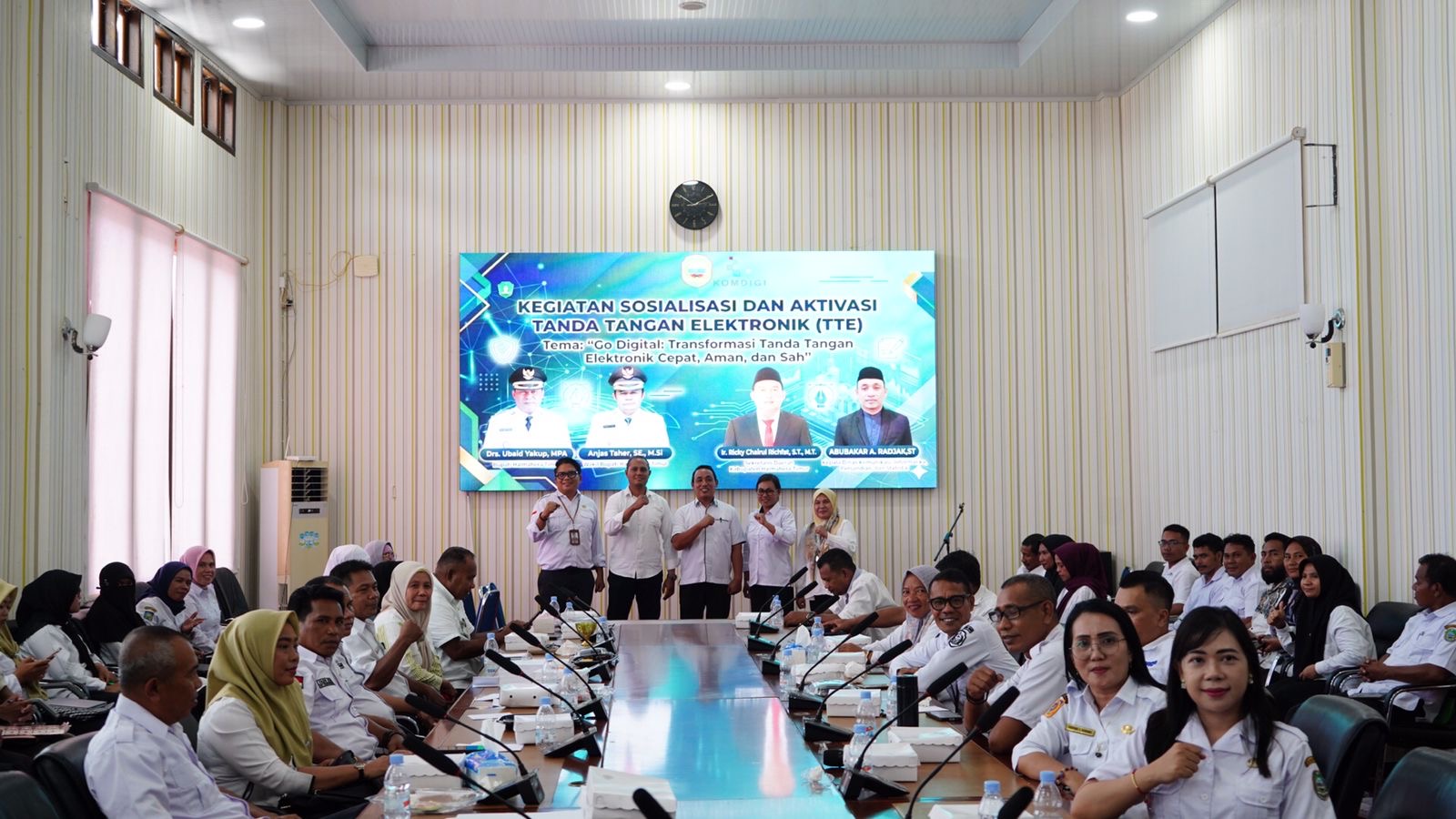 Akselerasi SPBE, Diskominfo Haltim Gelar Sosialisasi dan Aktivasi Tanda Tangan Elektronik