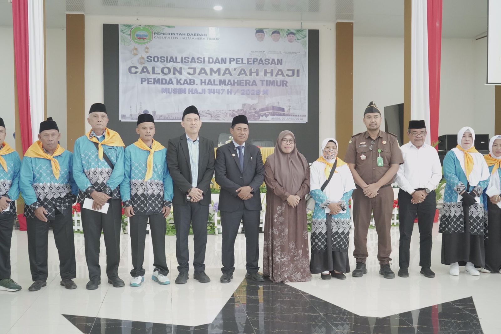 Perkuat Pelayanan Haji, Pemkab Haltim Bekali 9 Jemaah Melalui Sosialisasi Kebijakan