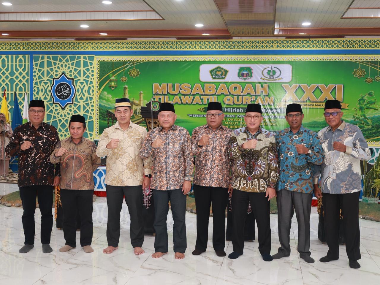 Wakil Bupati Halmahera Timur Hadiri Pembukaan MTQ Provinsi Maluku Utara Ke-XXXI di Sofifi