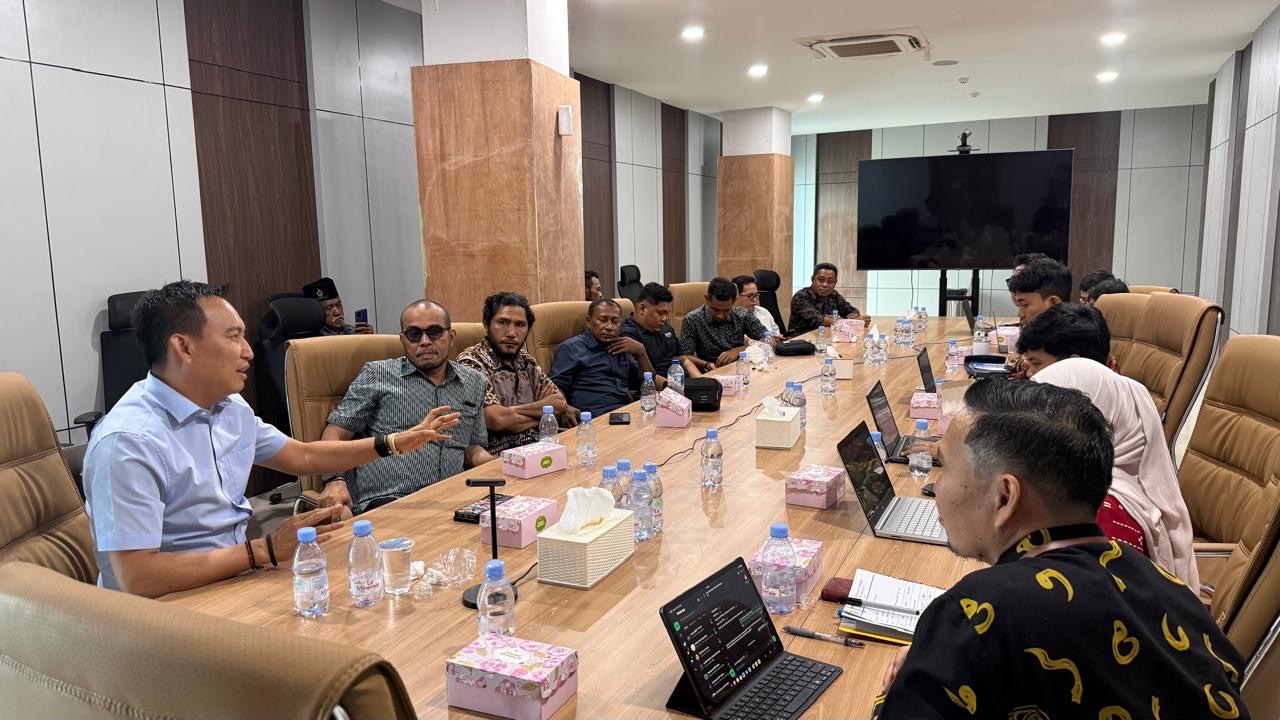 SEKRETARIS DAERAH BERSAMA KOMISI III DPRD HALMAHERA TIMUR KUNJUNGI BPKP PERWAKILAN MALUKU UTARA