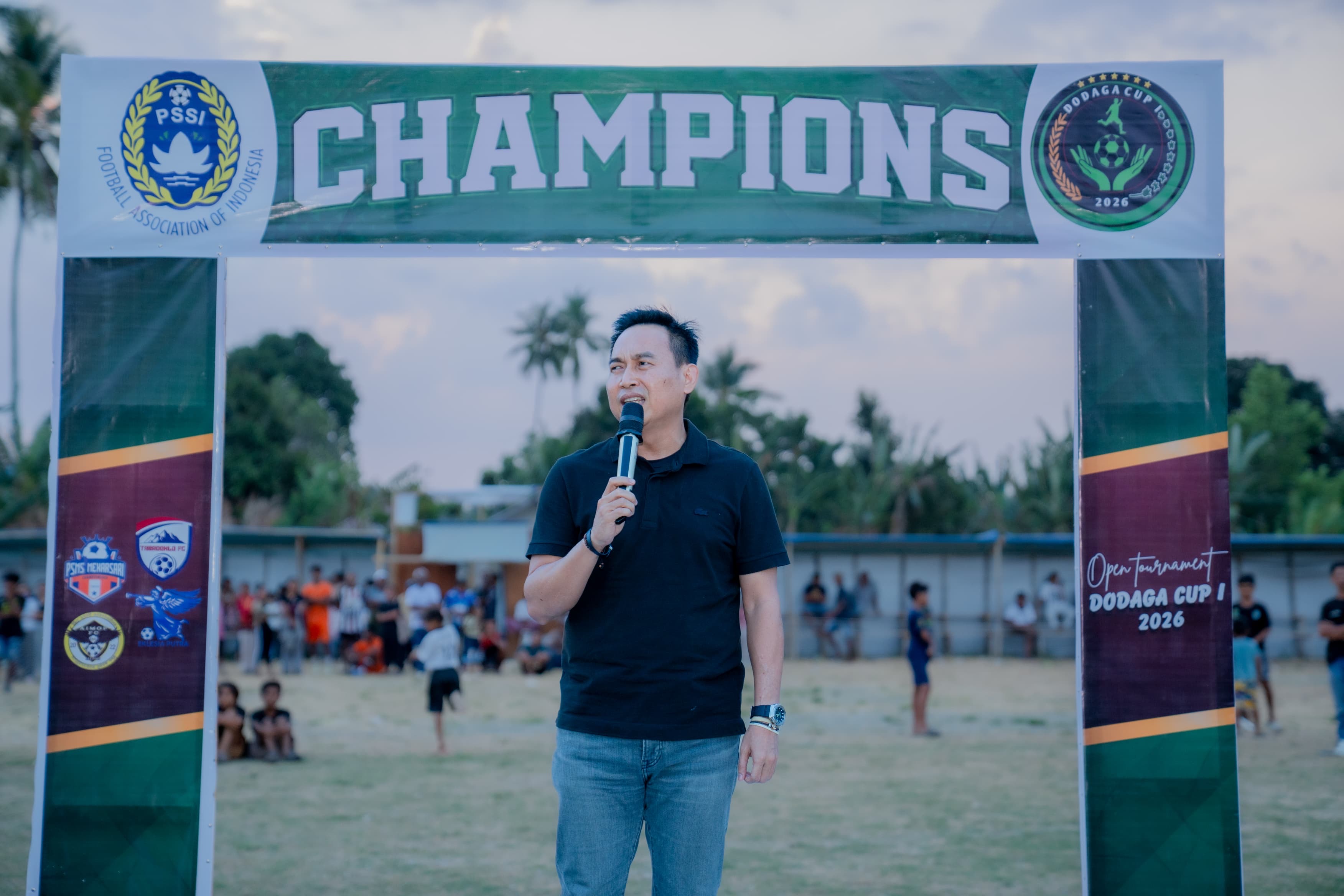 KONI Haltim Dorong Lapangan Dodaga Jadi Pusat Pembinaan Sepak Bola Generasi Muda
