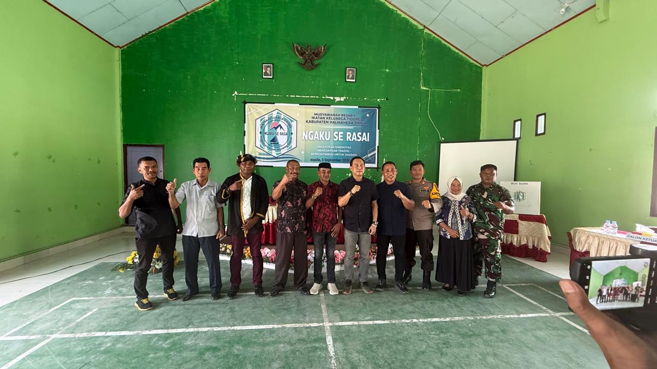 Sekda Haltim Hadiri dan Buka Musyawarah Besar I Ikatan Keluarga Tidore Halmahera Timur