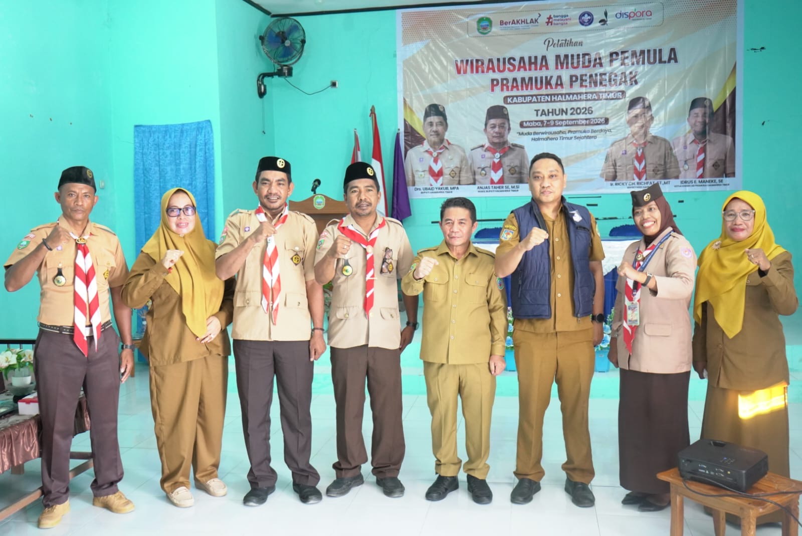 Wakil Bupati Halmahera Timur Buka Pelatihan Wirausaha Muda Pemula bagi Pramuka