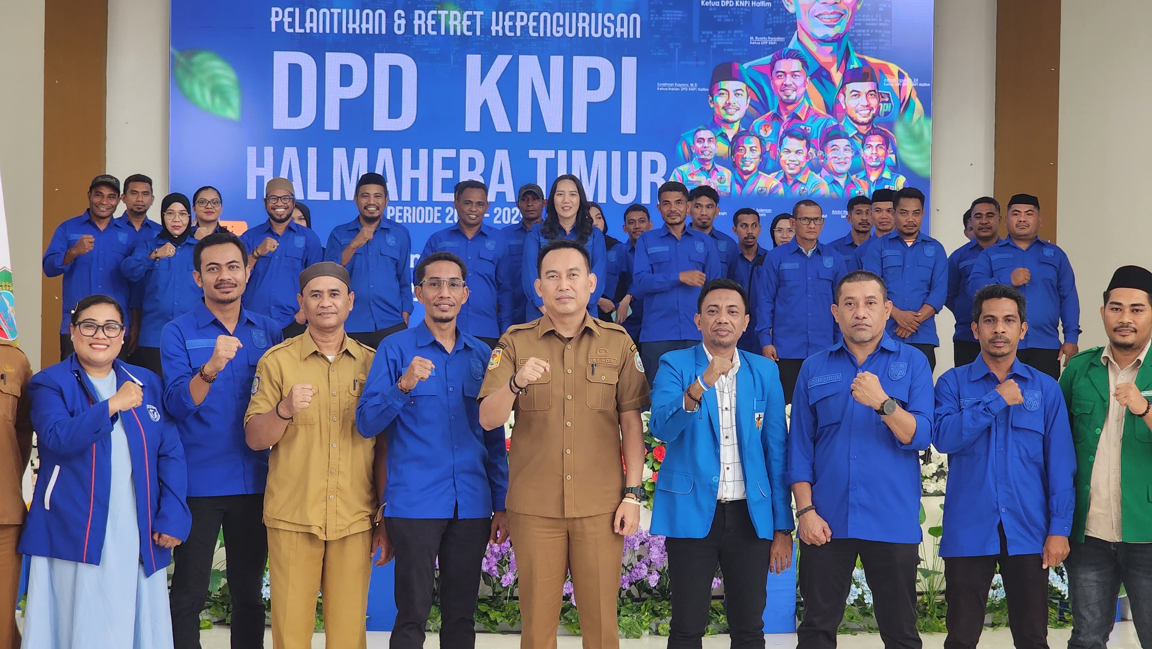 Sekda Ricky Buka Pelantikan KNPI Haltim, Dorong Pemuda Berani Menjadi Pencipta Lapangan Kerja
