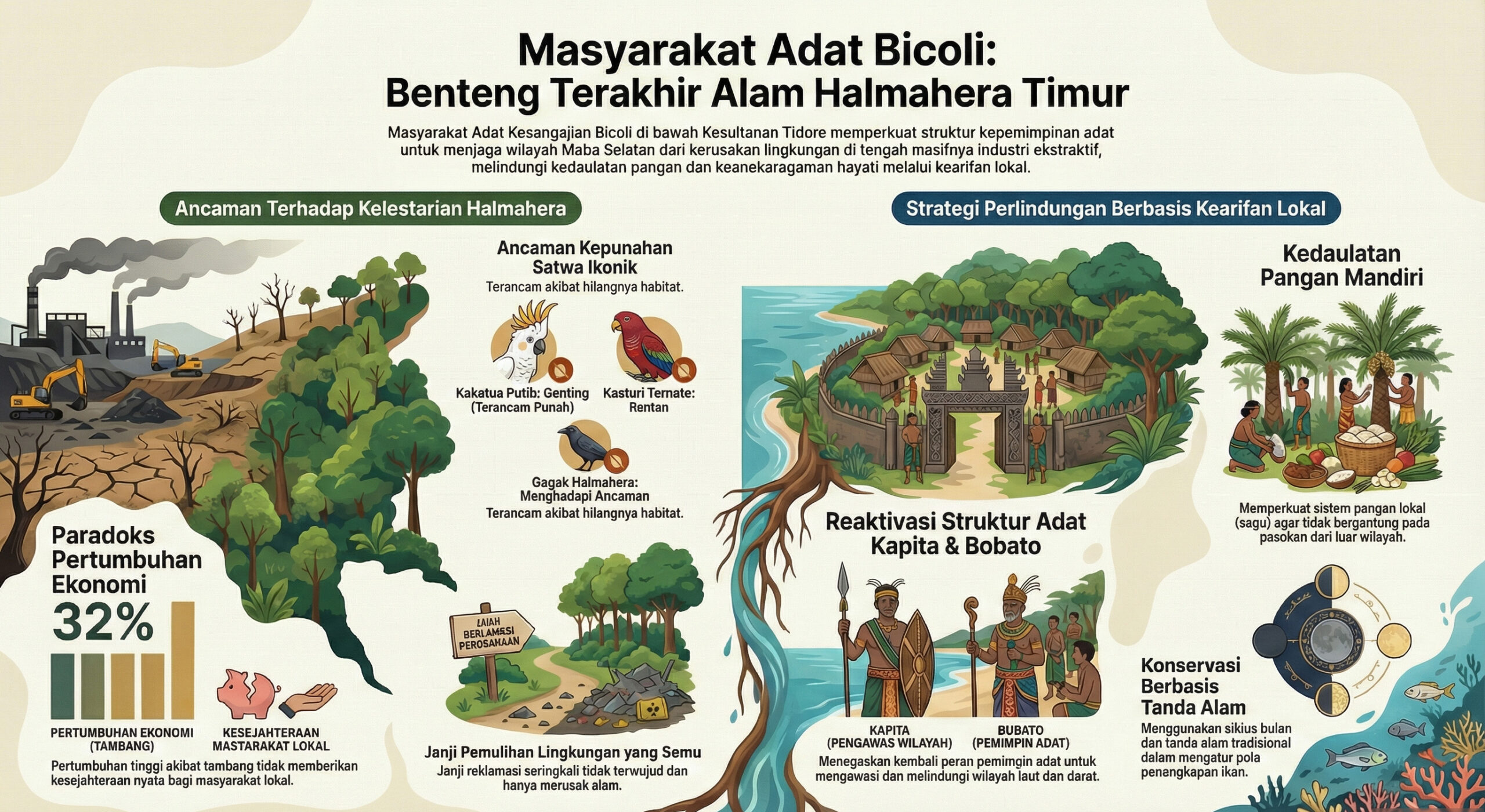 Masyarakat Adat Bicoli: Benteng Terakhir Alam Halmahera Timur